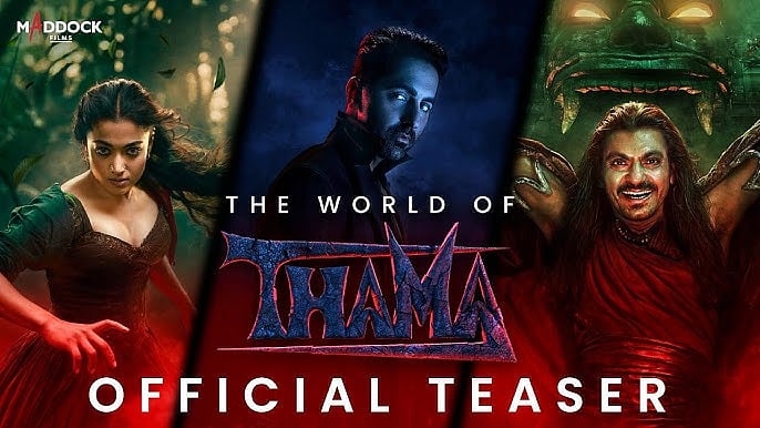 YouTube/Maddock Films : Thama movie teaser out
