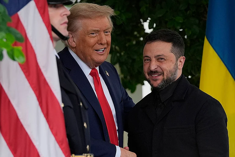 The comments come amid renewed scrutiny of a 28-point peace proposal, which several European leaders criticised last week as being overly favourable to Russia. - | Photo: AP/Julia Demaree Nikhinson