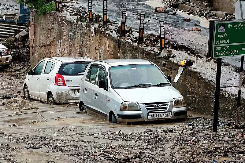 Aftermath of flash floods in HPs Kullu