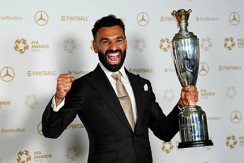 Britain Soccer PFA Awards 2025: Player of the Year Liverpools Mohamed Salah