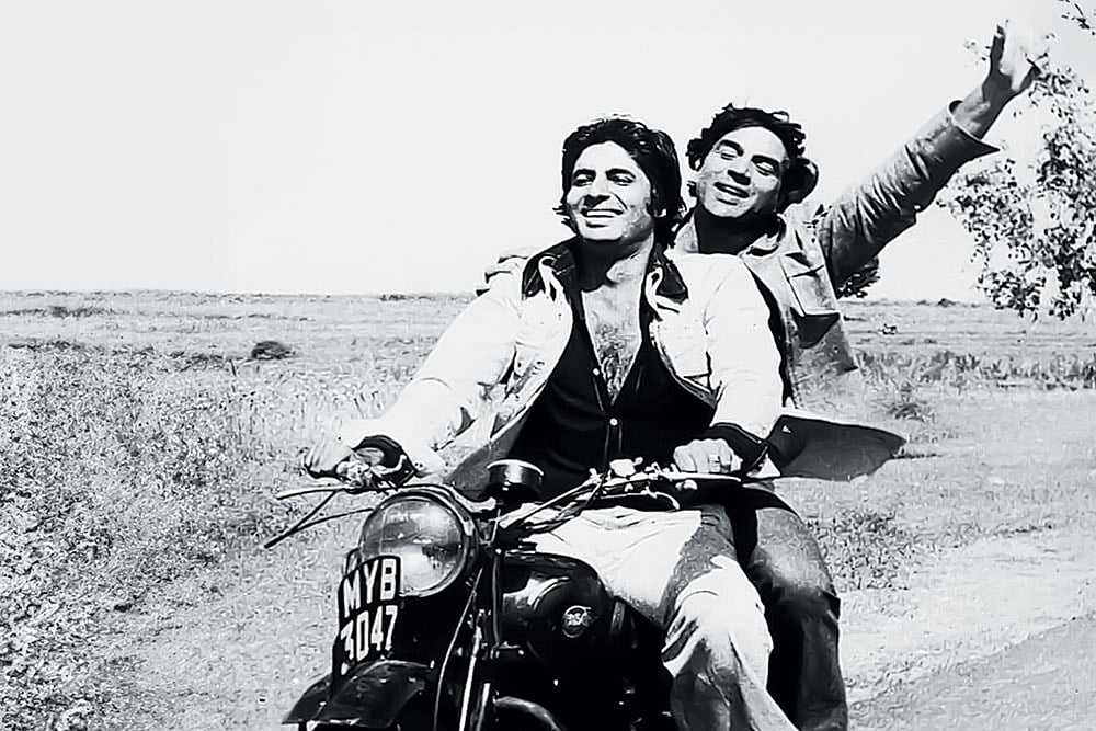 Men on a Mission:  
A still from Sholay