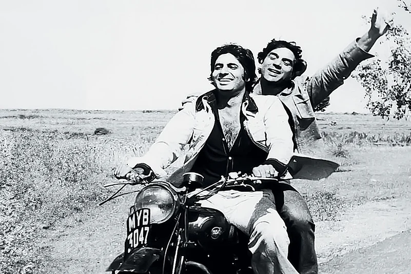 A still from Sholay