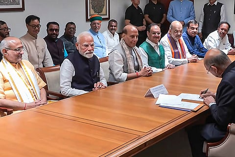 Elections for VP: CP Radhakrishnan files nomination papers