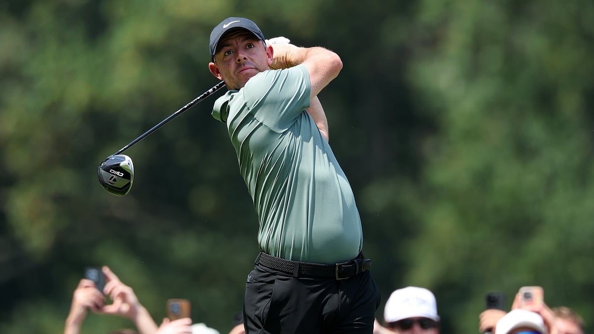Rory McIlroy in action at FedEx Cup.