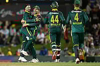 | Photo: AAP Image/Darren England via AP : Australia vs South Africa 1st ODI