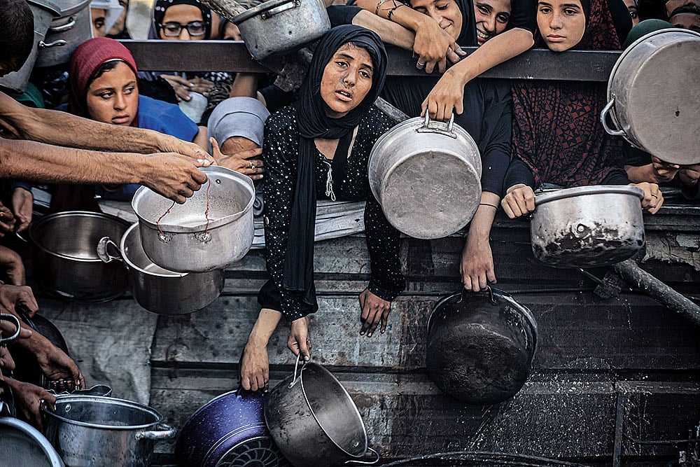 | Photo: Getty Images : Weaponisation of Hunger: Children’s stomachs remain empty in Gaza