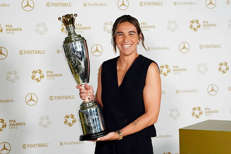 Britain Soccer PFA Awards 2025: Player of the Year Award Mariona Caldentey