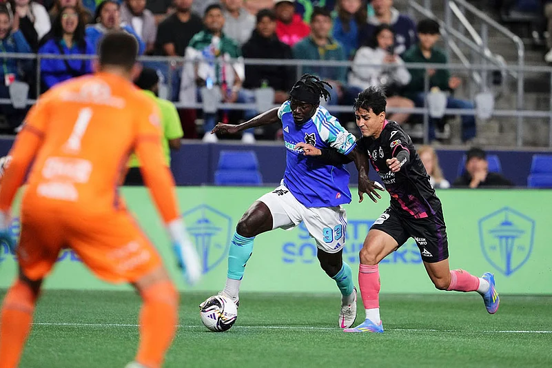 Leagues Cup 2025 Quarter-Final match Seattle Sounders FC Vs Club Puebla_Georgi Minoungou