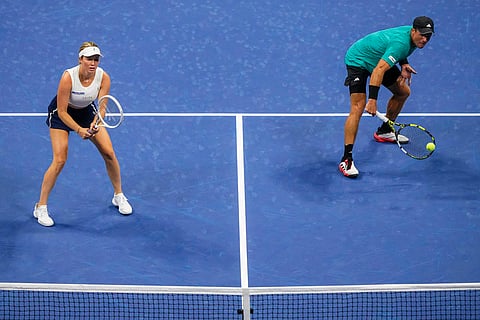 US Open Tennis Mixed Doubles Semi Finals: S Errani-A Vavassori vs D Collins-C Harrison