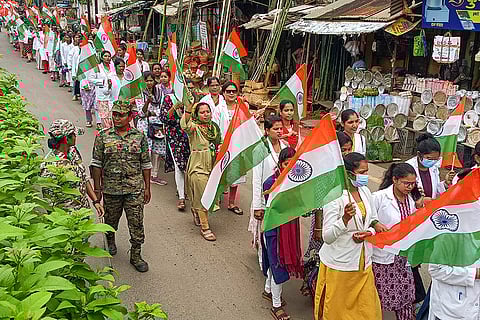 NHM employees protest in Chhattisgarh
