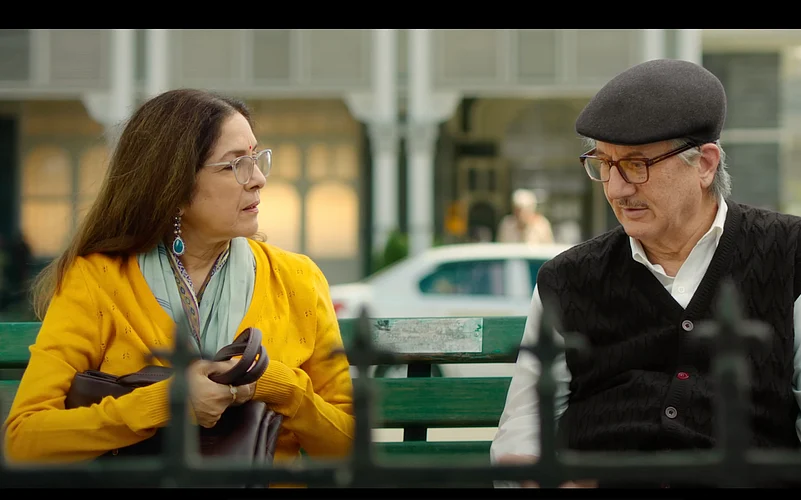 Neena Gupta and Anupam Kher in Metro In Dino