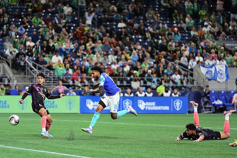 Leagues Cup 2025 Quarter-Final match Seattle Sounders FC Vs Club Puebla_Jesús Ferreira