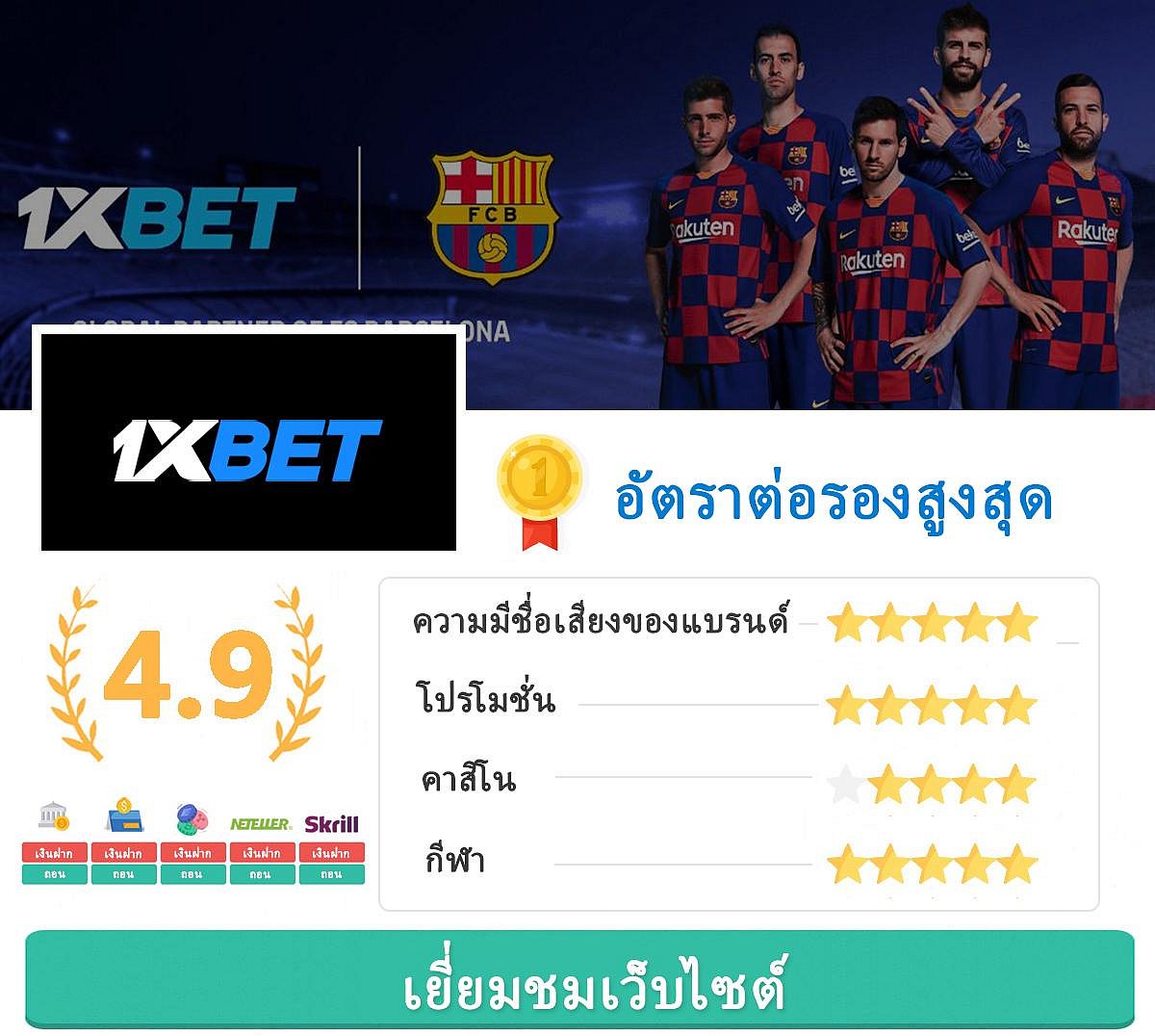 1XBET ad banner