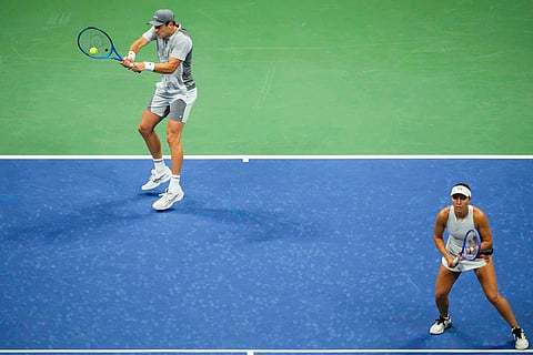 US Open Tennis Mixed Doubles Semi Finals: C Ruud-I Swiatek vs J Draper-J Pegula