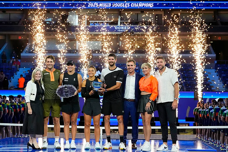 US Open Tennis Mixed Doubles Final match Sara Errani-Andrea Vavassori vs Iga Swiatek-Casper Ruud_4