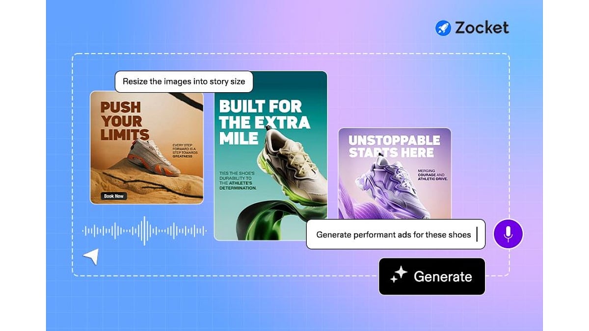 Zocket’s Creative AI turns a simple prompt into performant ad creatives