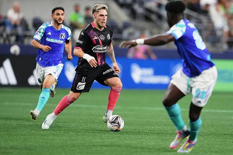 Leagues Cup 2025 Quarter-Final match Seattle Sounders FC Vs Club Puebla_Emiliano Gomez