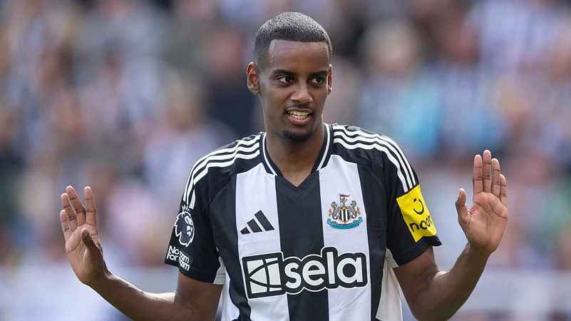 Newcastle Uniteds Alexander Isak has been linked with a move to Liverpool