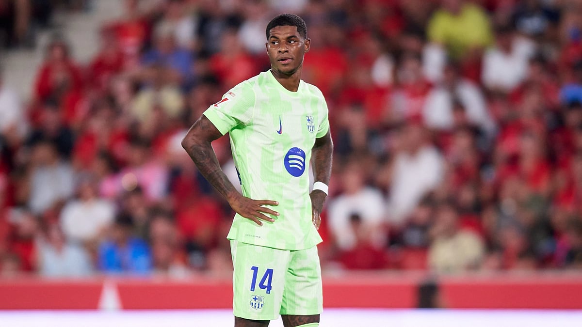 Marcus Rashford on his Barca debut