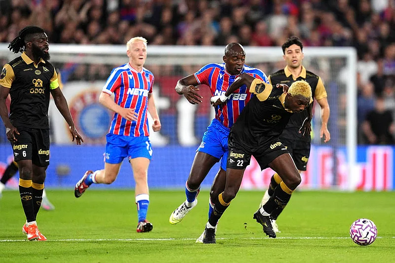 UEFA Conference League 2025-26 Playoff 1st Leg Crystal Palace Vs Fredrikstad_Jean-Philippe Mateta