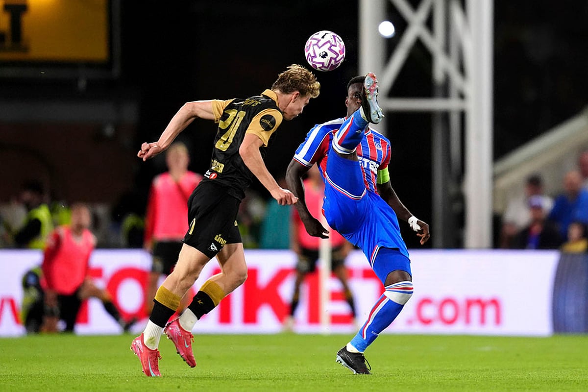 UEFA Conference League 2025-26 Playoff 1st Leg Crystal Palace Vs Fredrikstad_Oskar Ohlenschlaeger