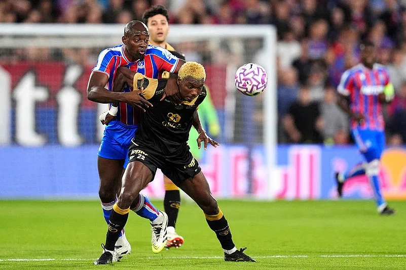 UEFA Conference League 2025-26 Playoff 1st Leg Crystal Palace Vs Fredrikstad_ Jean-Philippe Mateta