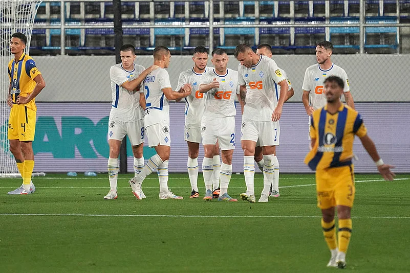 UEFA Europa League Playoff 1st Leg match Maccabi Tel Aviv vs Dynamo Kyiv_Nazar Voloshyn