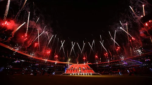 | Photo: X/RCB : File photo of the M Chinnaswamy Stadium in Bengaluru.