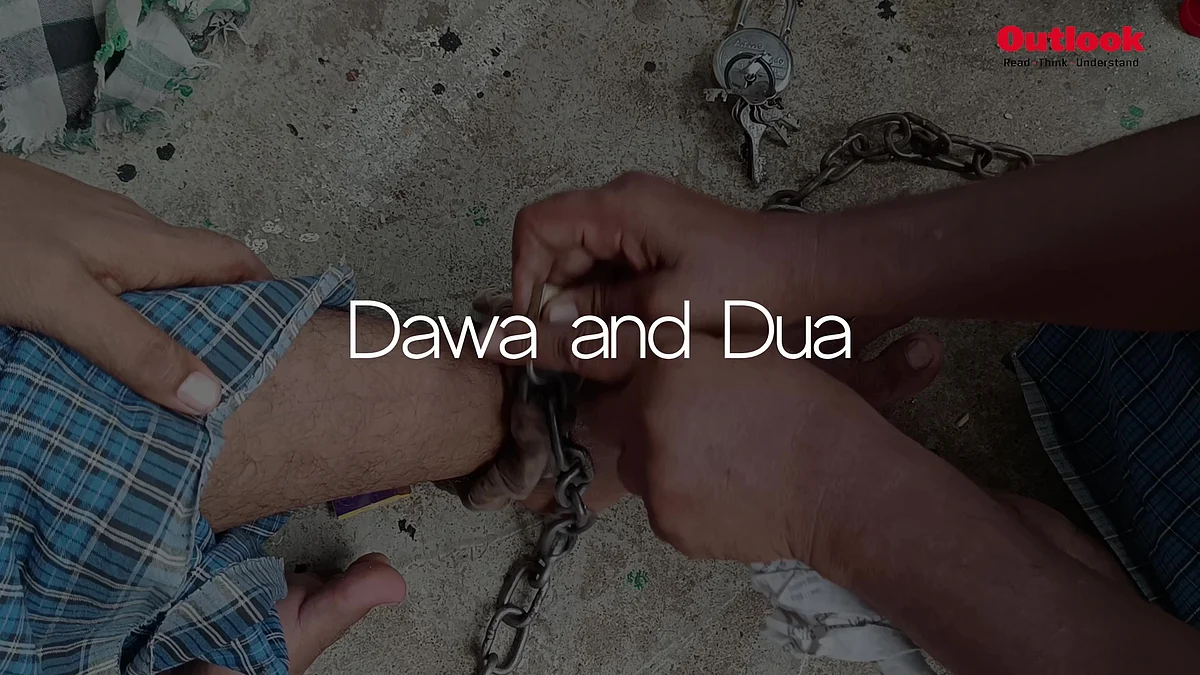 People Chained At A Dargah in Mahona