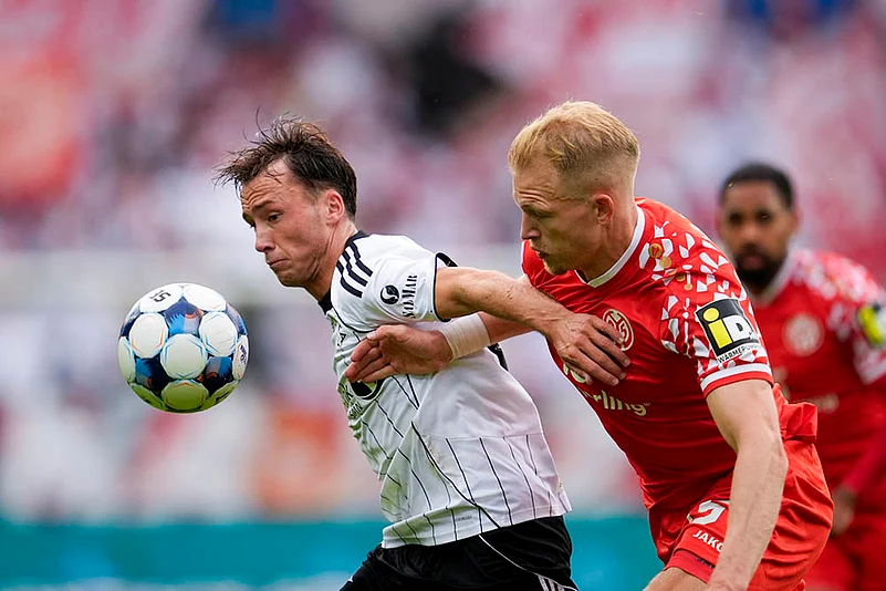 UEFA Conference League 2025-26 Playoff 1st Leg match Rosenborg Vs FSV Mainz_Andreas Hanche-Olsen