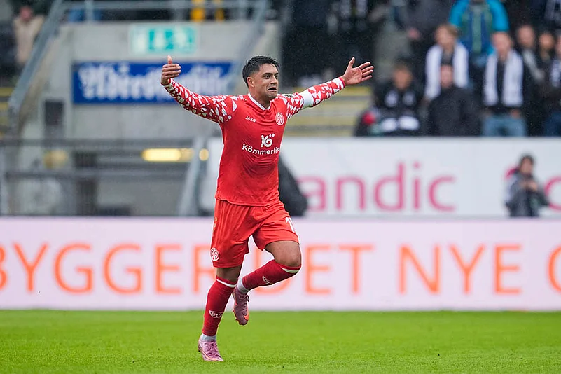 UEFA Conference League 2025-26 Playoff 1st Leg match Rosenborg Vs FSV Mainz 05_Nadiem Amiri