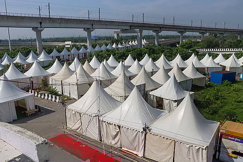Flood relief camps in Delhi
