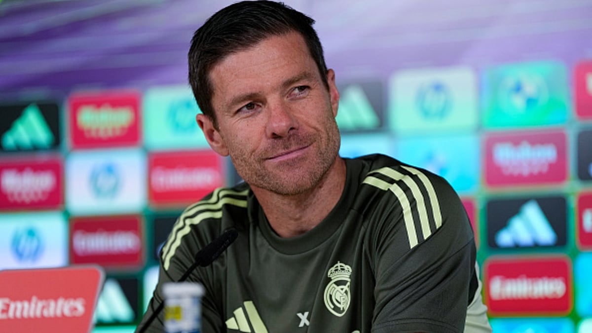 File Photo : Xabi Alonso during a press conference.