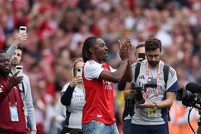 English Premier League 2025-26 Matchday 2 Arsenal Vs Leeds United_Eberechi Eze