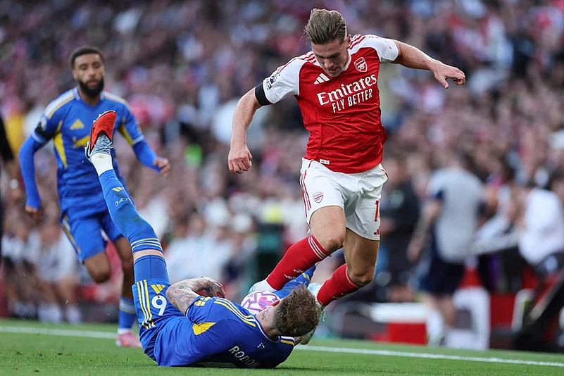 English Premier League 2025-26 Matchday 2 Arsenal Vs Leeds United_Viktor Gyokeres