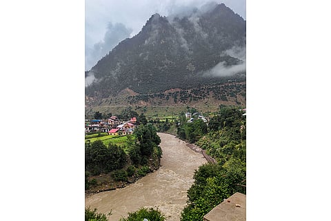 Rain at Chisoti village in Kishtwar