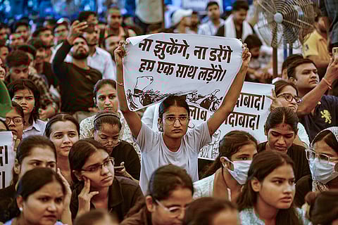 SSC protest in Delhi