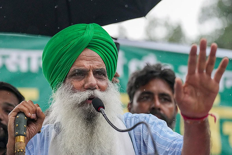 Kisan Mahapanchayat by the Samyukt Kisan Morcha at Jantar Mantar_Jagjit Singh Dallewal