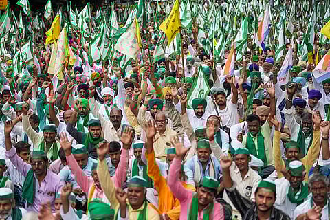 Kisan Mahapanchayat in Delhi