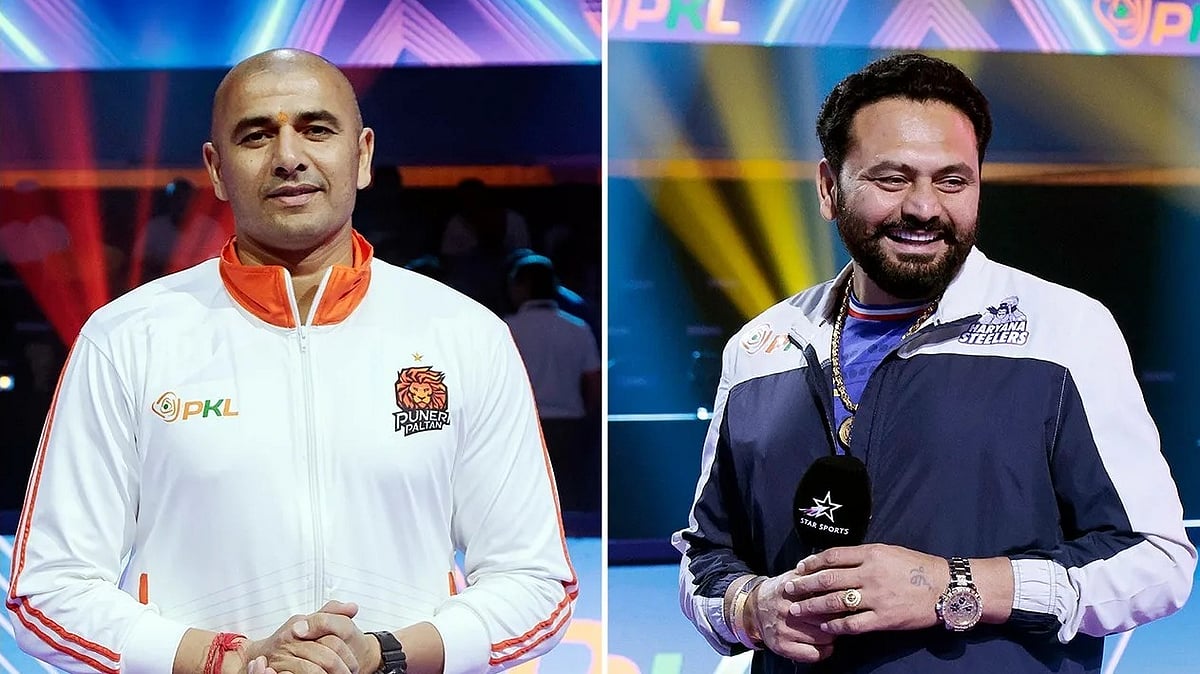 Pro Kabaddi : Puneri Paltan have announced Ajay Thakur (left) as their head coach, while Haryana Steelers will continue with Manpreet Singh for season 12.