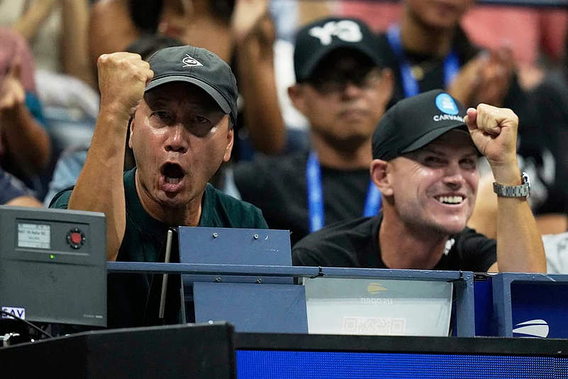 US Open Tennis 2025 Novak Djokovic Vs Learner Tien_Michael Chang