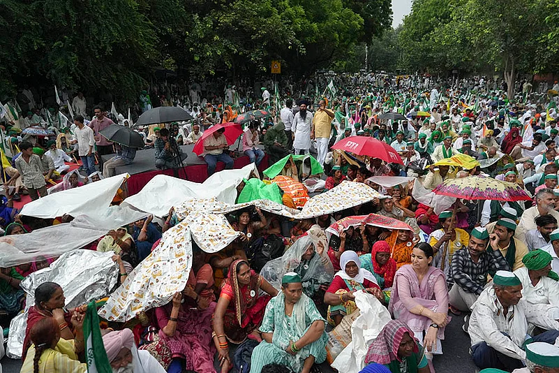 Kisan Mahapanchayat by the Samyukt Kisan Morcha at Jantar Mantar_1