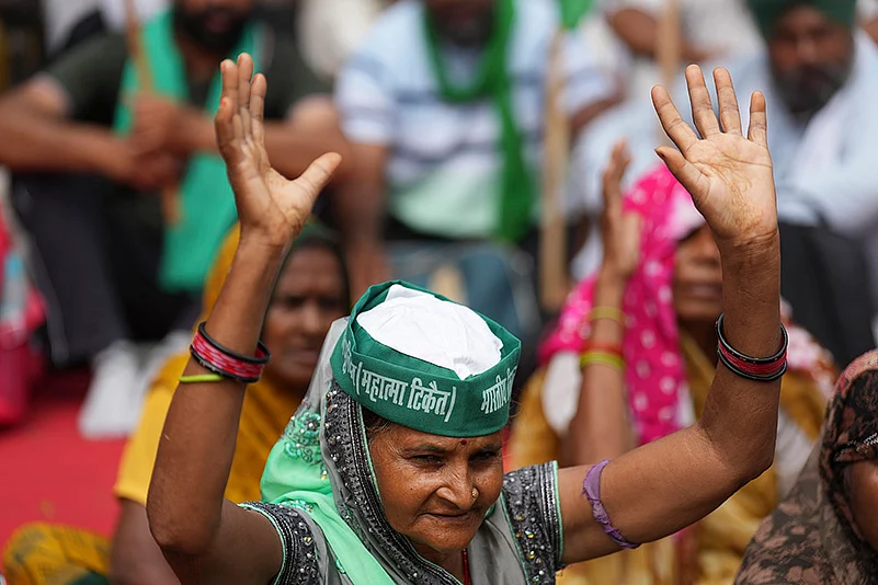 Kisan Mahapanchayat by the Samyukt Kisan Morcha at Jantar Mantar_6