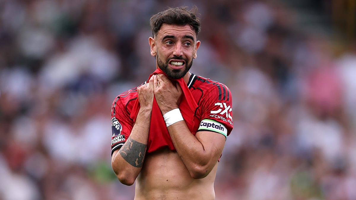 Bruno Fernandes missed a penalty during Manchester United's draw with Fulham