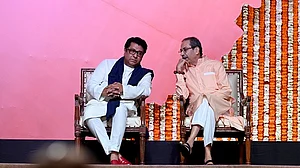 Getty Images : MNS chief Raj Thackeray and Uddhav Thackeray formed an alliance for the BMC elections 2026. Both leaders released their joint manifesto in a press conference on Sunday January 4.