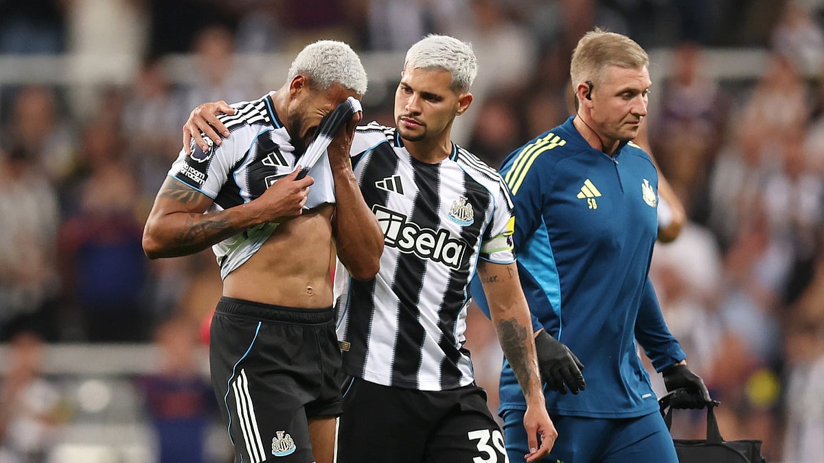 Joelinton came off injured in Newcastle United's 3-2 defeat to Liverpool.