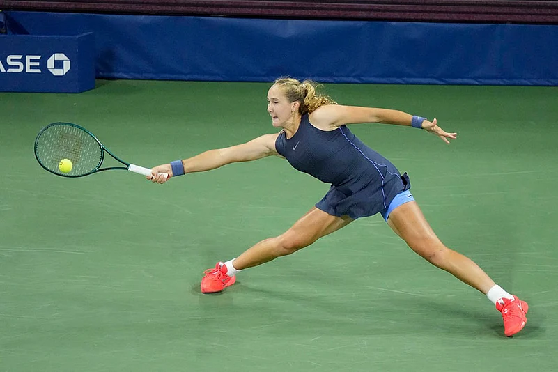 US Open Tennis 2025 Alycia Parks Vs Mirra Andreeva_5