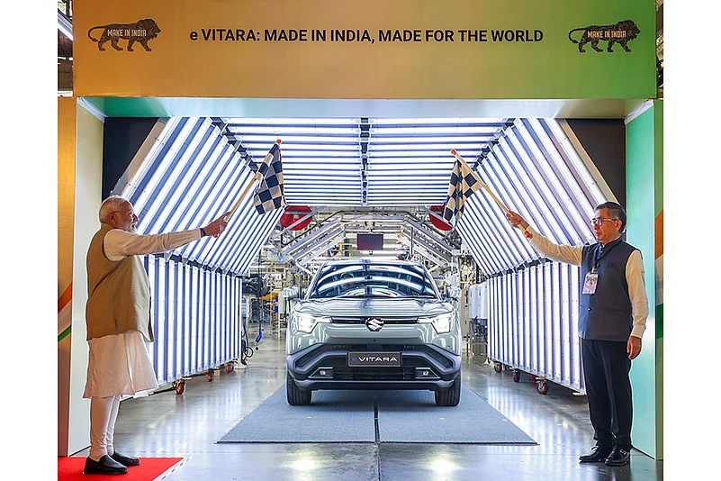 Maruti Suzukis first electric vehicle e-Vitara