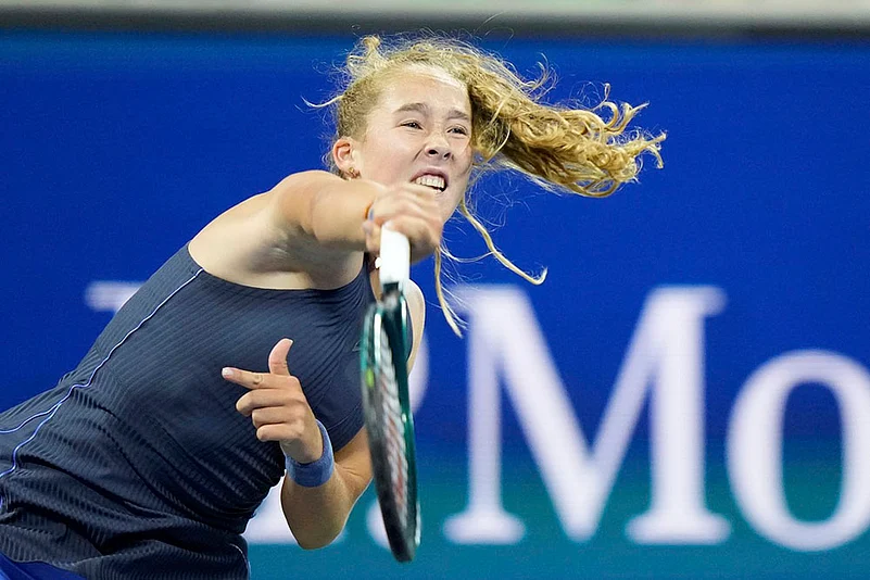 US Open Tennis 2025 Alycia Parks Vs Mirra Andreeva_7