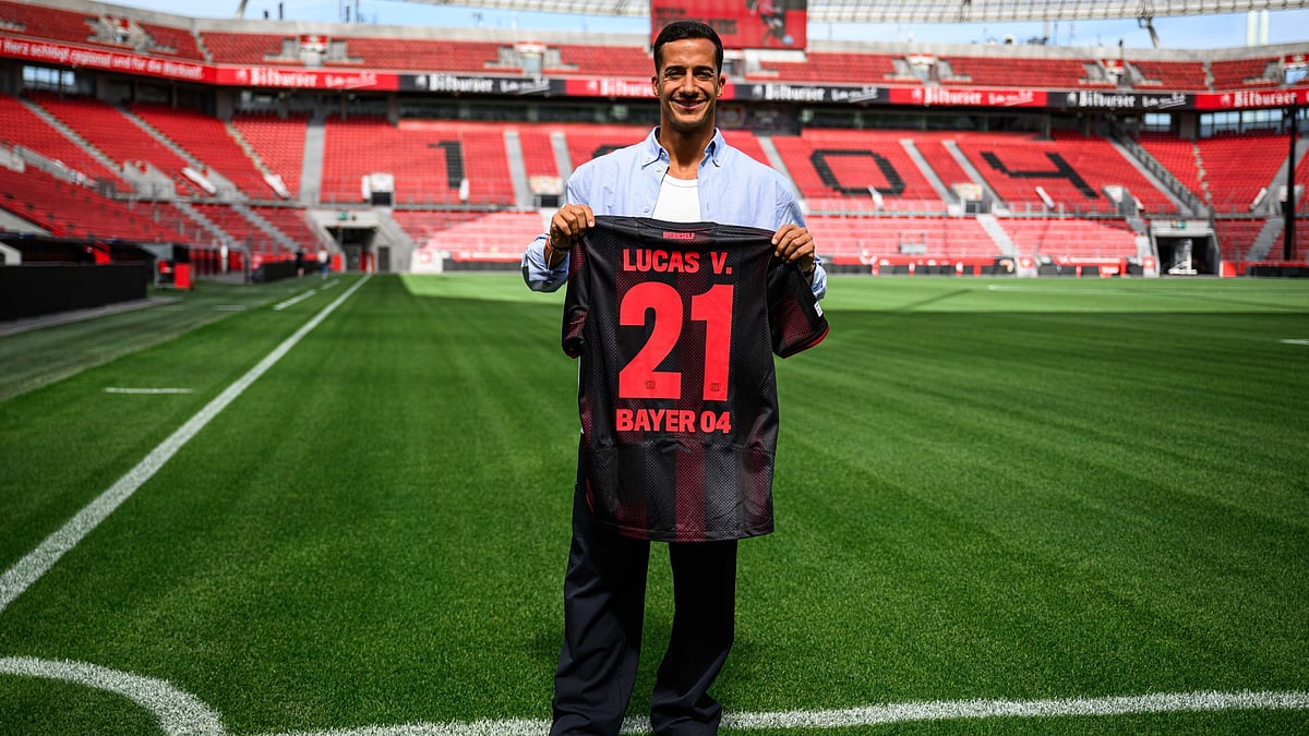 Bayer Leverkusen's new signing Lucas Vazquez